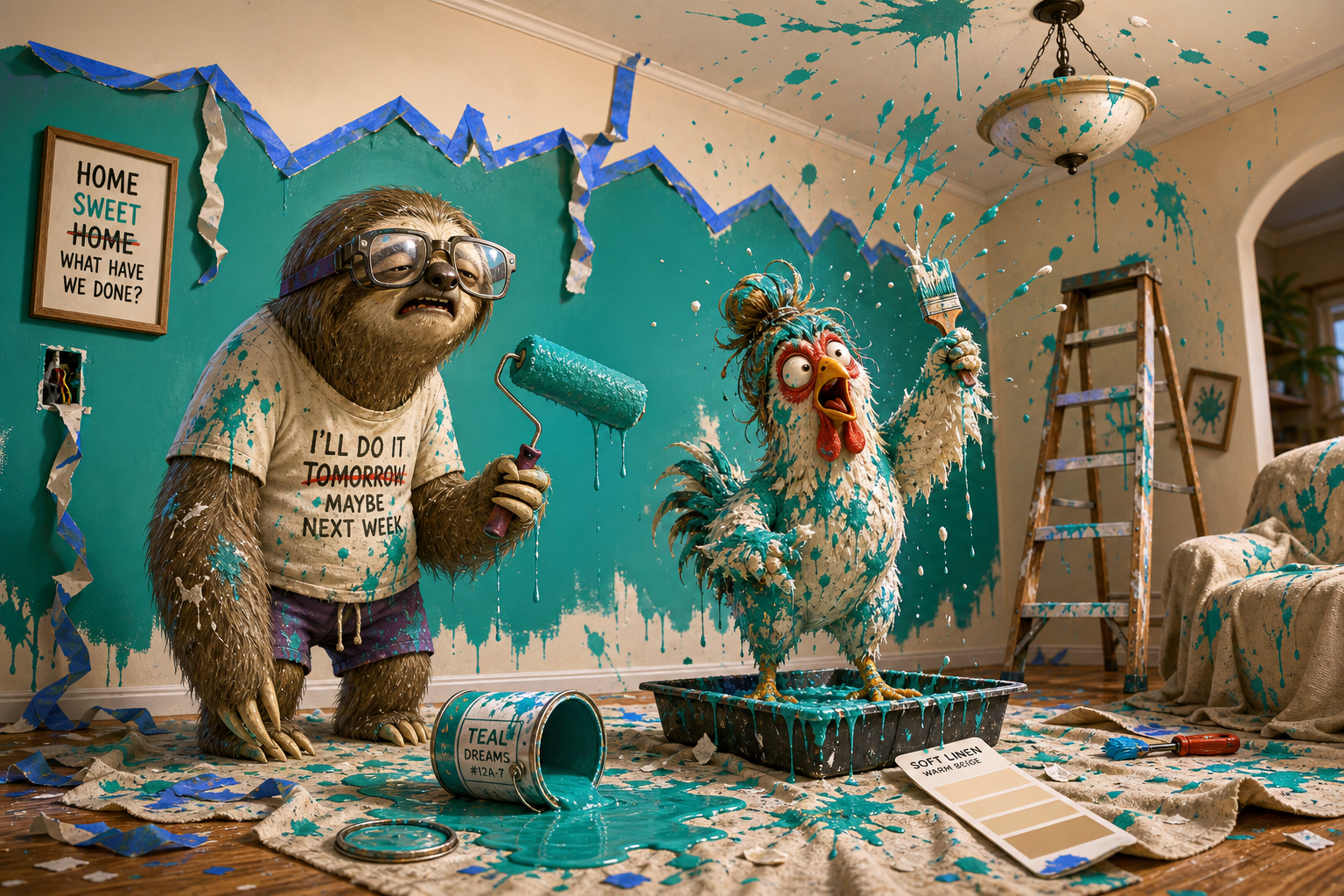 The Painting Catastrophe
